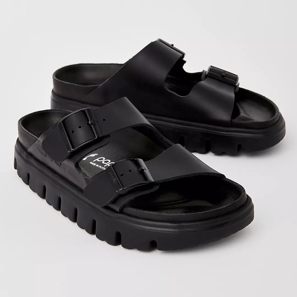Birkenstock Shoes - NEW IN BOX Birkenstock Chunky Papillio Arizona Leather in Black